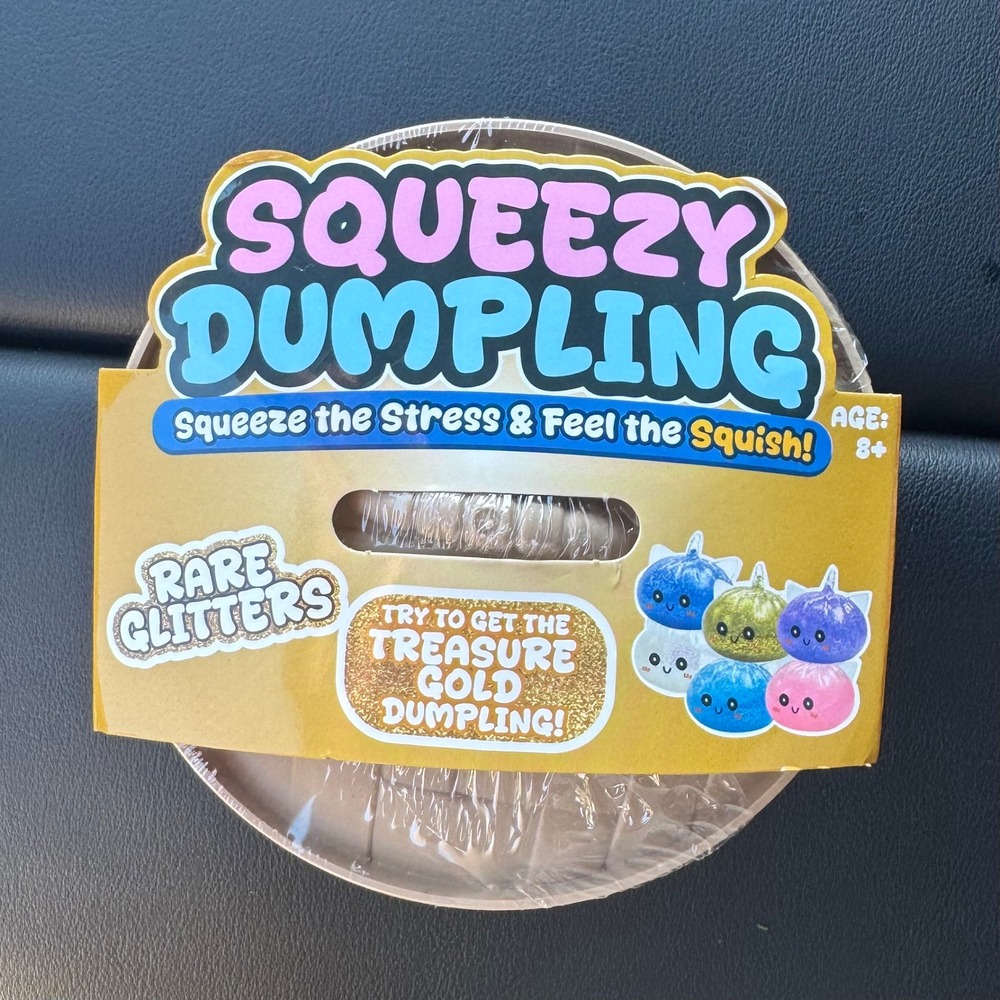 Viral Squeezy Unicorn Dumpling Mystery Squishy Toy Glitter Treasure Gold SEALED!